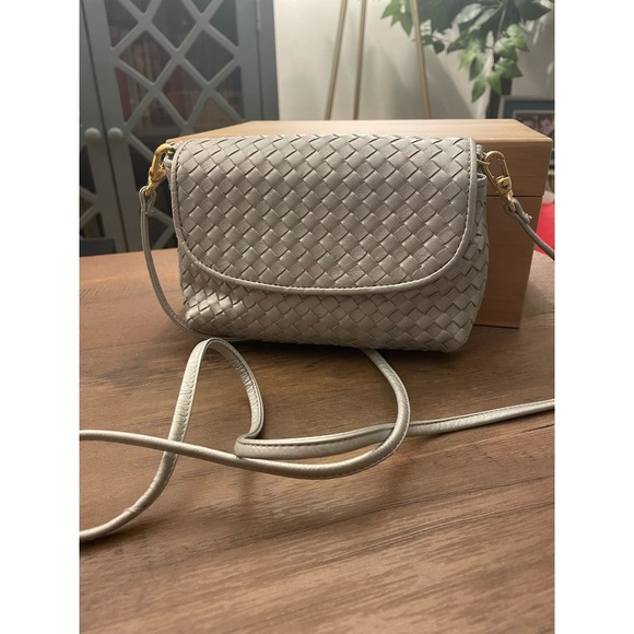 Ganson Handbags - Vintage Ganson San Francisco Woven Crossbody